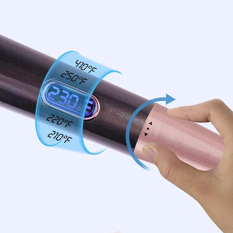 2 in 1 Hair Straightener and Curler – Ceramic Styling Tool for All Hair Types