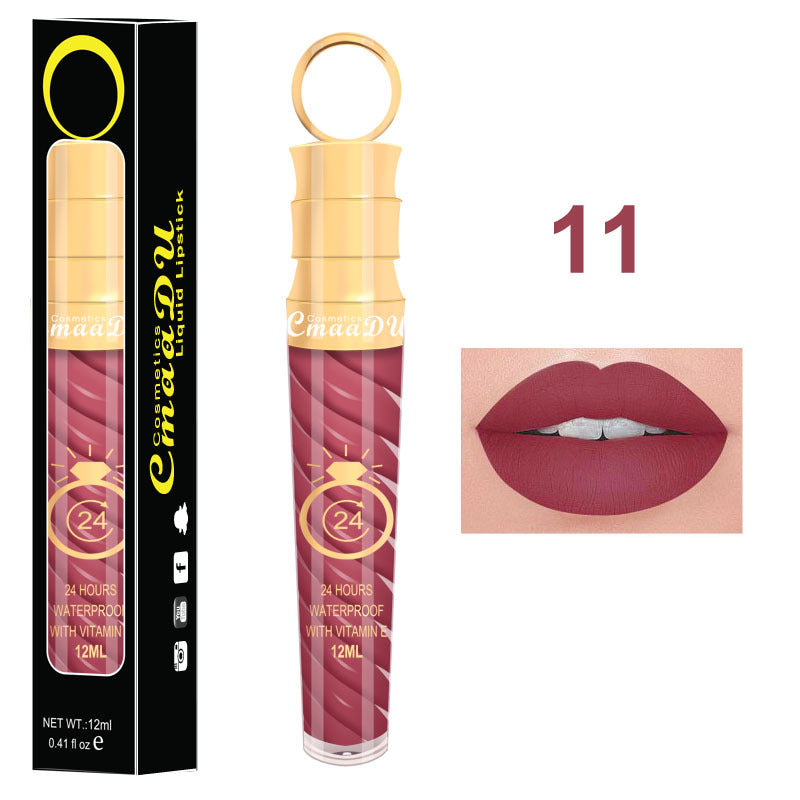 Matte Waterproof Lip Gloss – Long Lasting, Non-Sticky & Smooth Finish