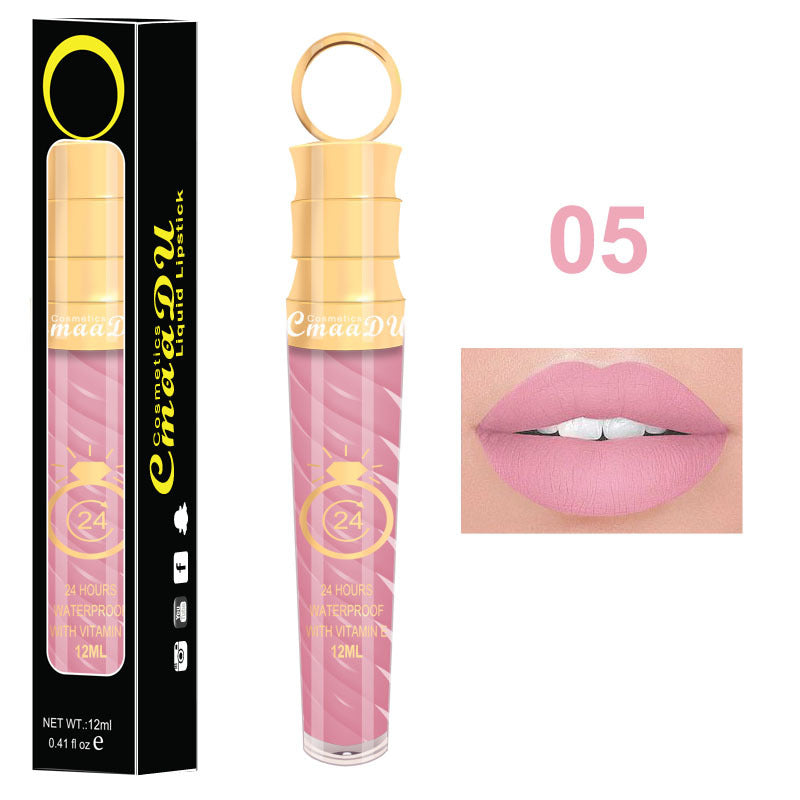 Matte Waterproof Lip Gloss – Long Lasting, Non-Sticky & Smooth Finish