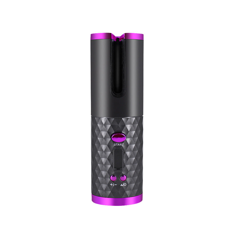 Rechargeable Automatic Hair Curler – Portable LCD Ceramic Curling Iron