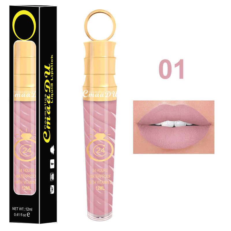 Matte Waterproof Lip Gloss – Long Lasting, Non-Sticky & Smooth Finish