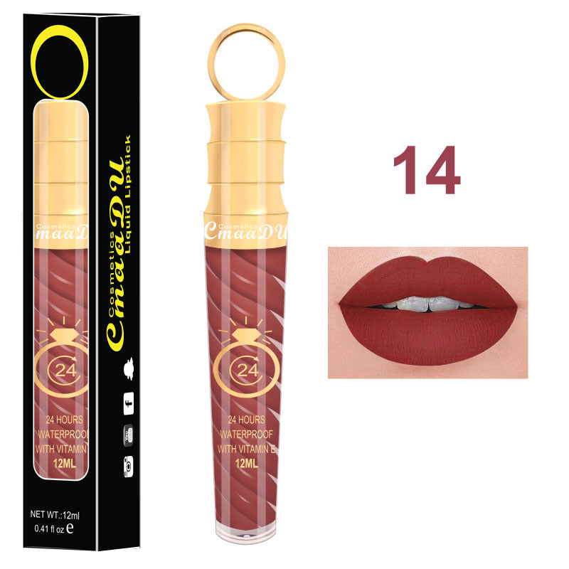 Matte Waterproof Lip Gloss – Long Lasting, Non-Sticky & Smooth Finish