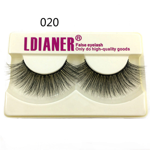 25mm Mink False Eyelashes – Wispy Fluffy Dramatic Lashes Reusable