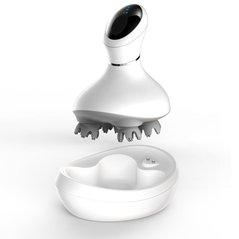 Electric Scalp Massager – Waterproof Rechargeable Hair Growth Massa