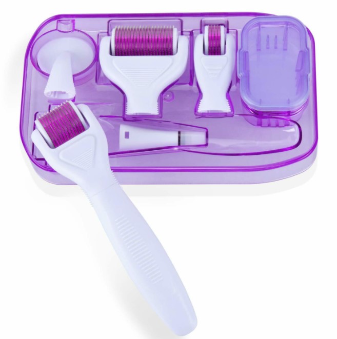 6-in-1 Derma Roller Kit – Microneedling Skin Care Set