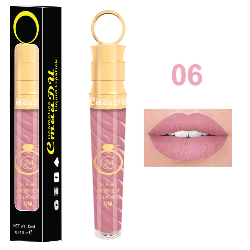 Matte Waterproof Lip Gloss – Long Lasting, Non-Sticky & Smooth Finish