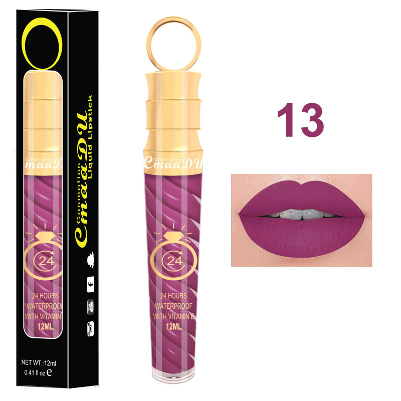 Matte Waterproof Lip Gloss – Long Lasting, Non-Sticky & Smooth Finish