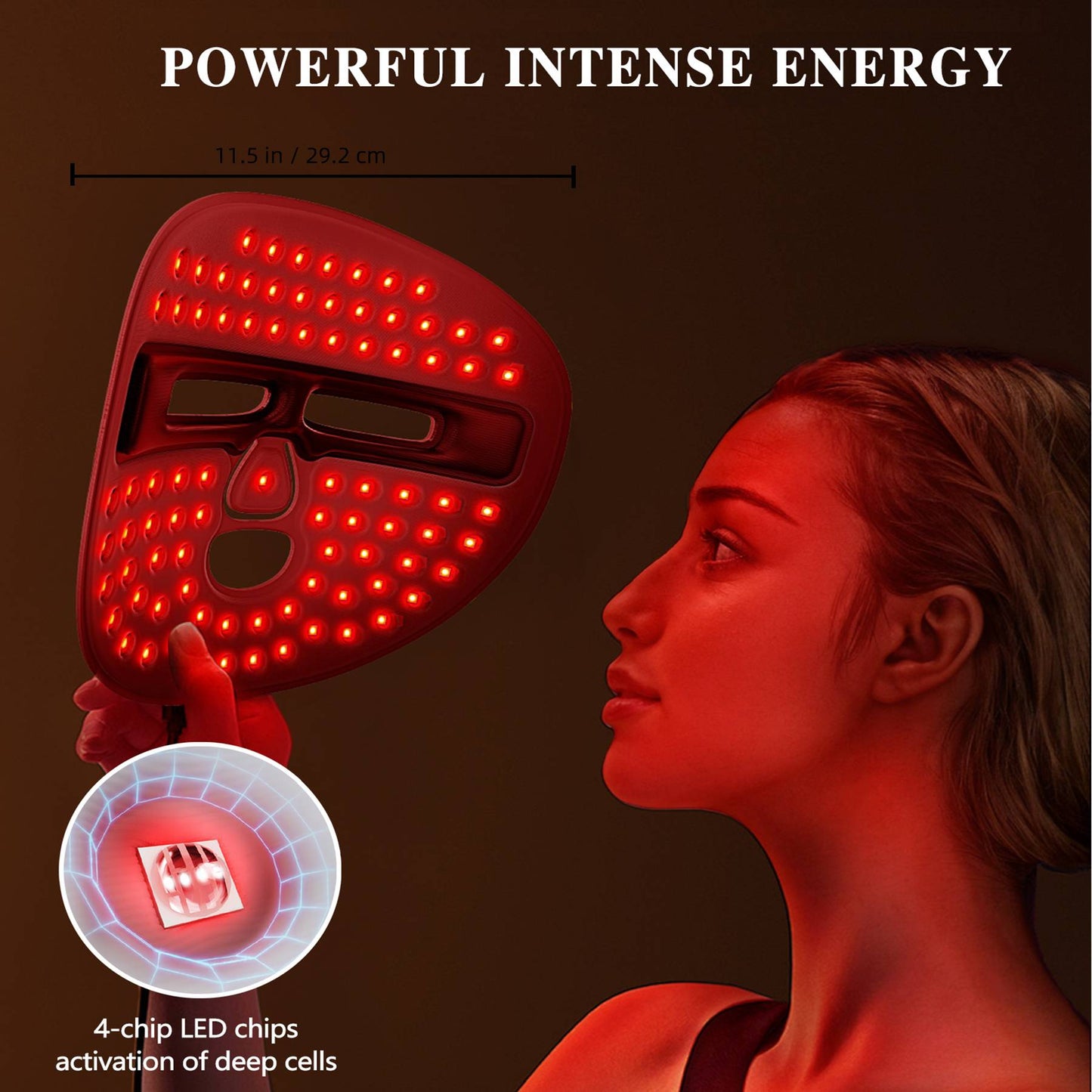 LED Facial Mask – Red Light Therapy for Skin Care