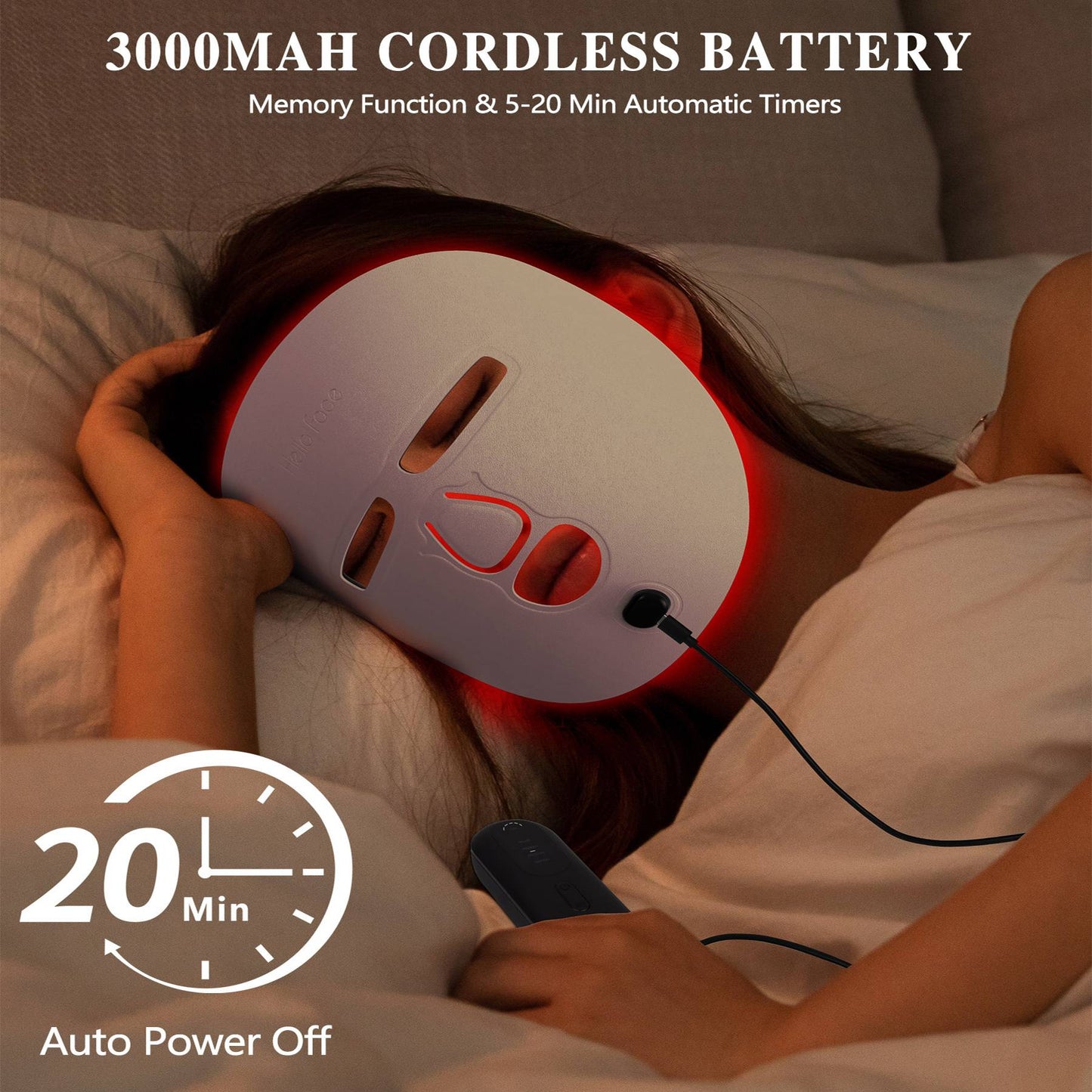 LED Facial Mask – Red Light Therapy for Skin Care