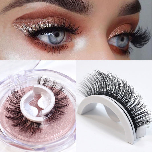 Self-Adhesive False Eyelashes – Reusable Glue-Free Lashes Natural Look