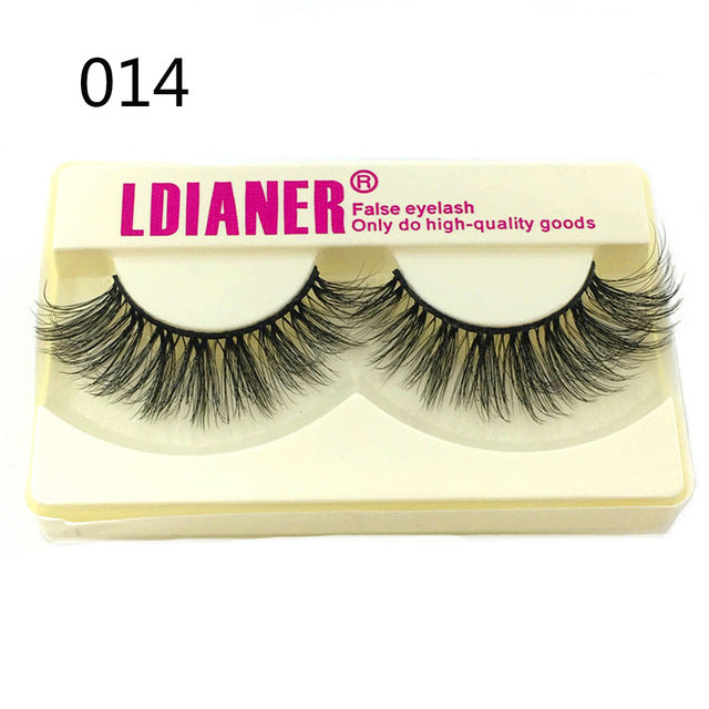 25mm Mink False Eyelashes – Wispy Fluffy Dramatic Lashes Reusable