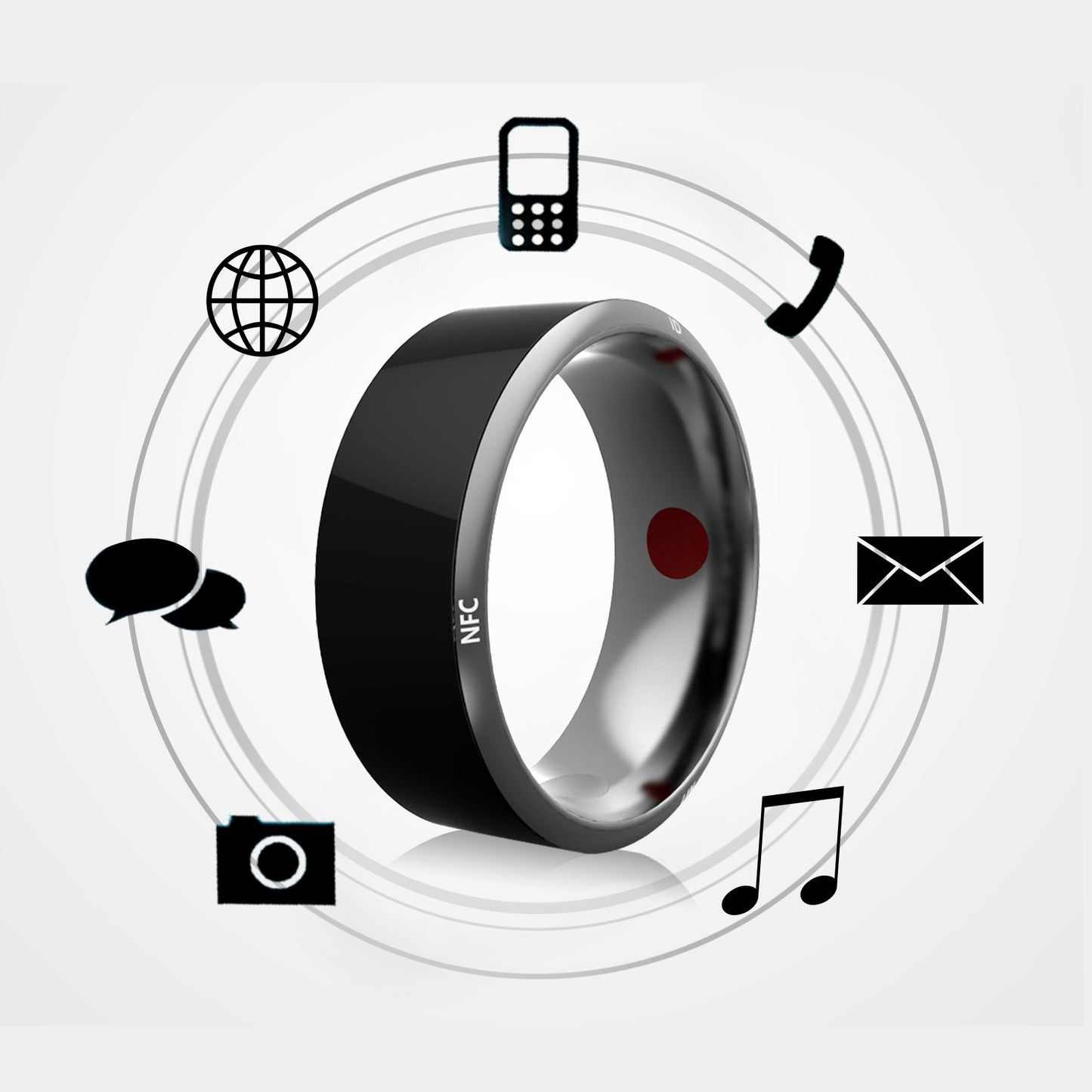 ✨ Smart NFC Multifunctional Ring