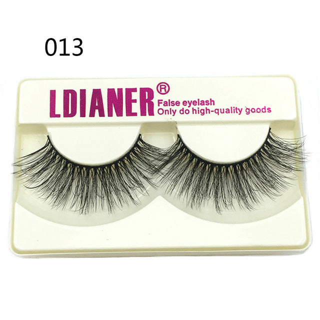 25mm Mink False Eyelashes – Wispy Fluffy Dramatic Lashes Reusable