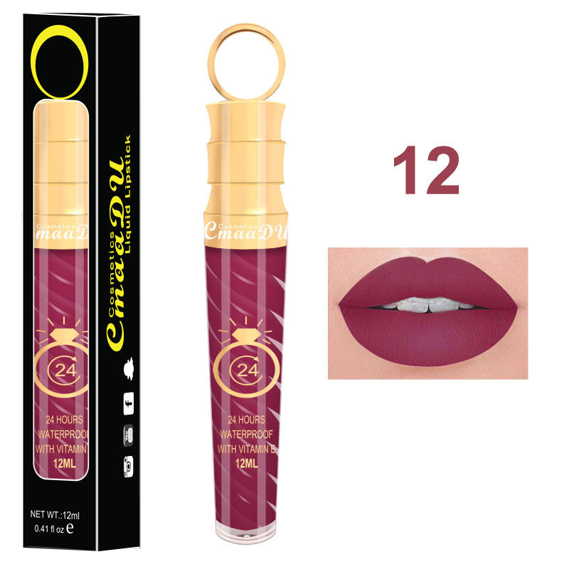 Matte Waterproof Lip Gloss – Long Lasting, Non-Sticky & Smooth Finish