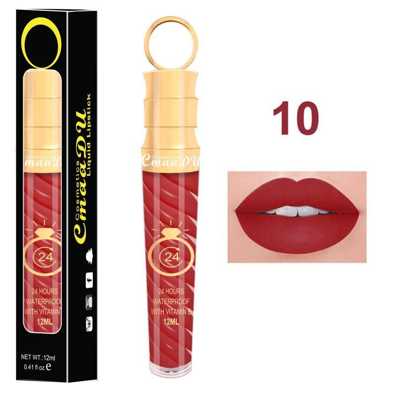 Matte Waterproof Lip Gloss – Long Lasting, Non-Sticky & Smooth Finish