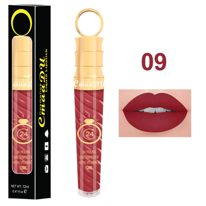 Matte Waterproof Lip Gloss – Long Lasting, Non-Sticky & Smooth Finish