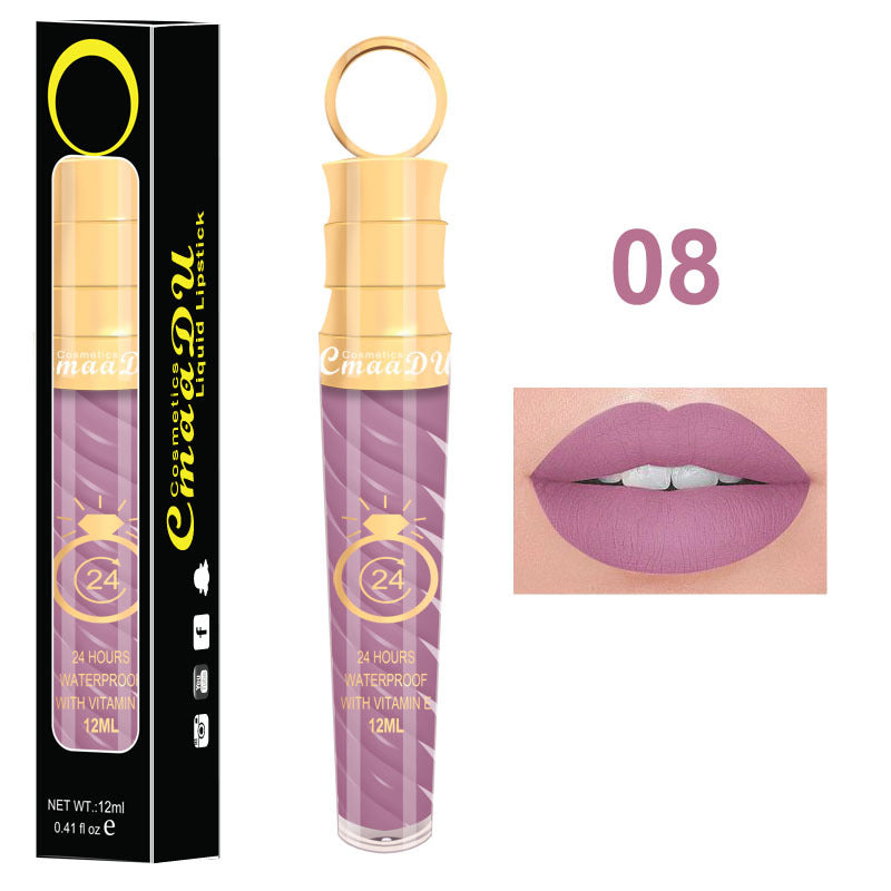 Matte Waterproof Lip Gloss – Long Lasting, Non-Sticky & Smooth Finish