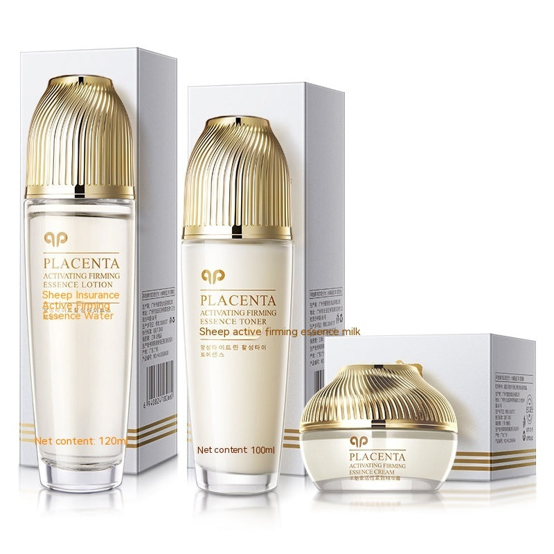 Placenta Extract Hydrating Skin Care Set – Toner & Lotion Kit