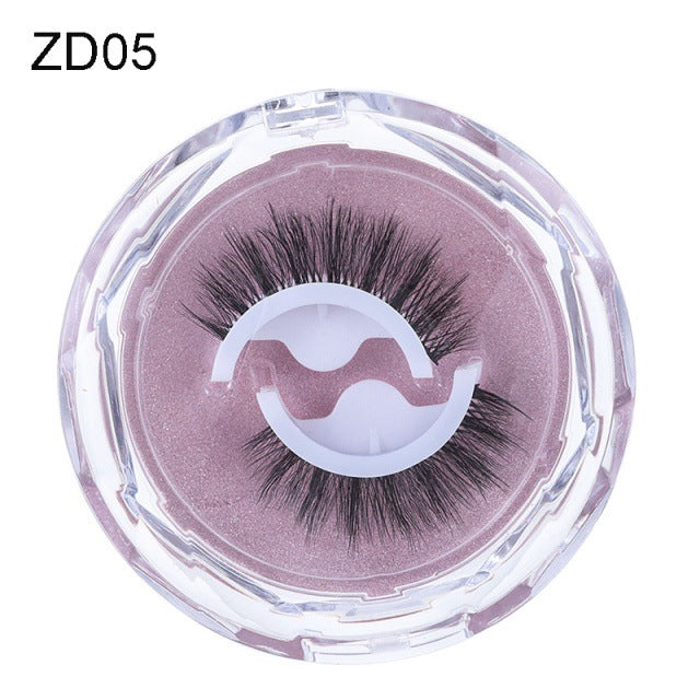 Self-Adhesive False Eyelashes – Reusable Glue-Free Lashes Natural Look