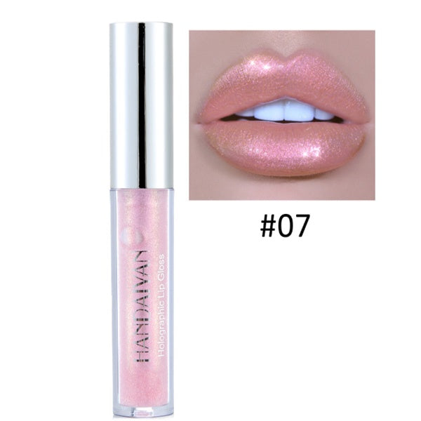 Polarized Shimmer Lip Gloss – Mermaid Glow Holographic Lip Gloss