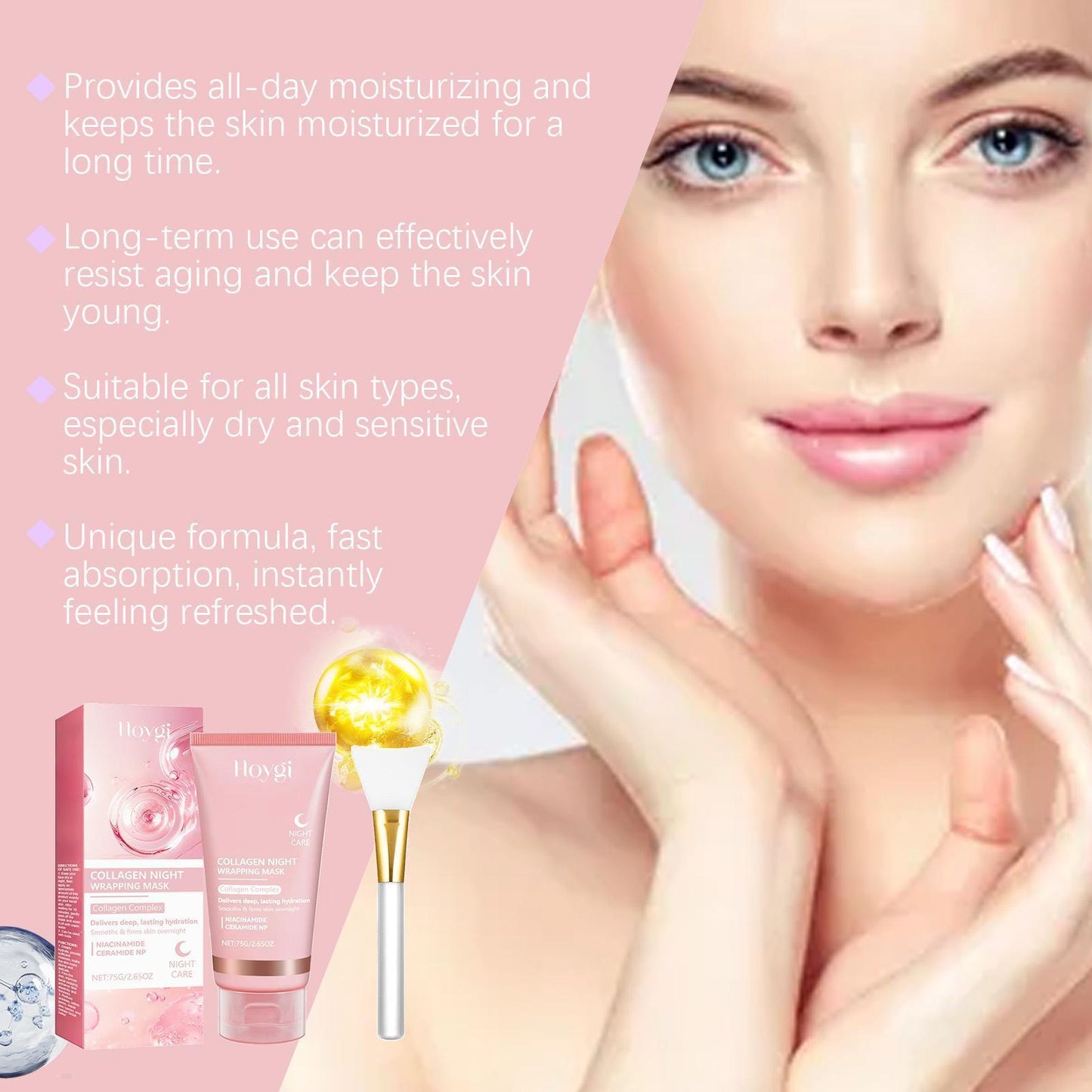 Collagen Peel -off Face Mask- Anti Wrikle &Skin Tightening