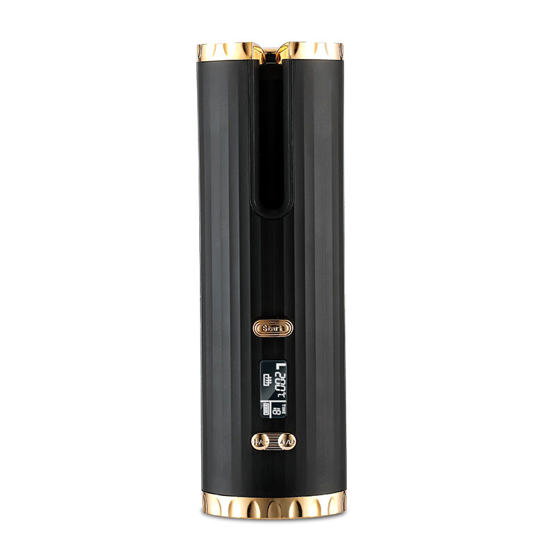 Rechargeable Automatic Hair Curler – Portable LCD Ceramic Curling Iron