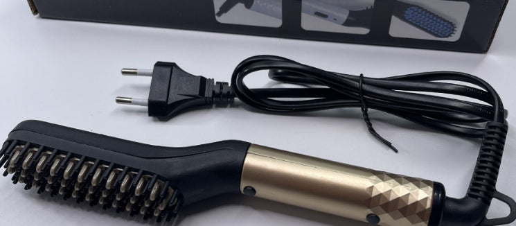 Men’s Hair & Beard Straightener Brush – Multifunctional Heated Comb