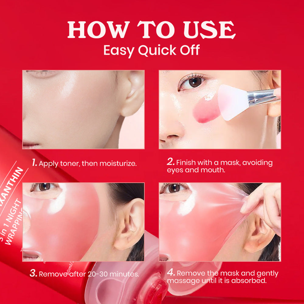 KOEC Astaxanthin Overnight Peel-Off Mask  - Brightening & Firming night Treatment