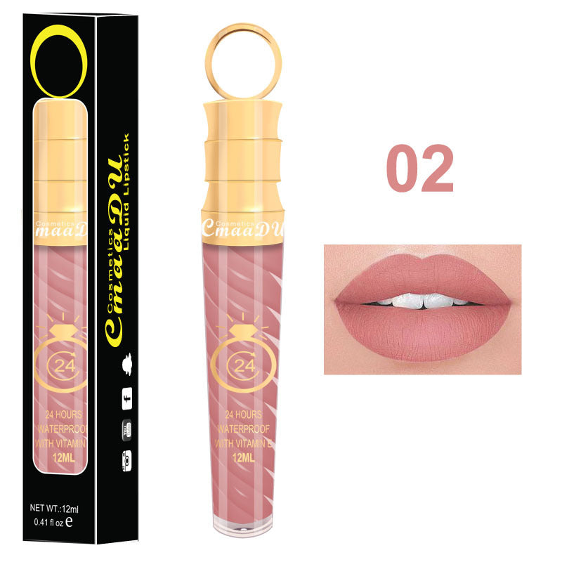 Matte Waterproof Lip Gloss – Long Lasting, Non-Sticky & Smooth Finish