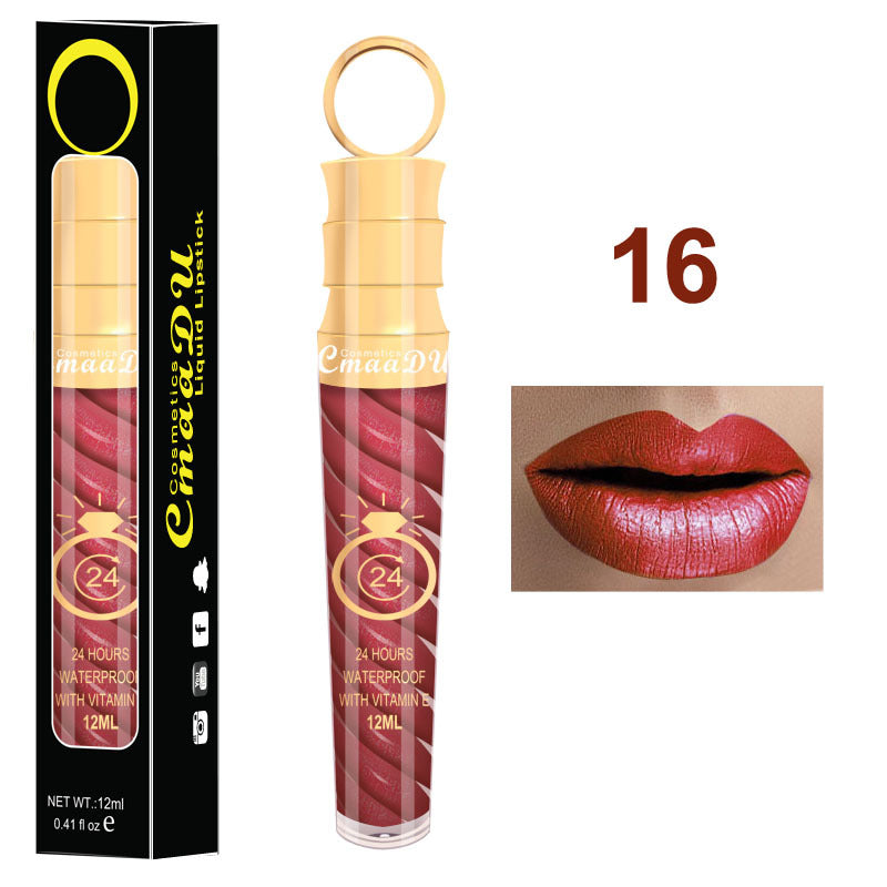 Matte Waterproof Lip Gloss – Long Lasting, Non-Sticky & Smooth Finish