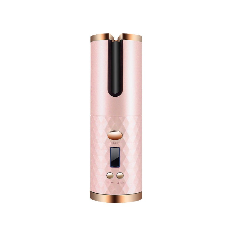 Rechargeable Automatic Hair Curler – Portable LCD Ceramic Curling Iron