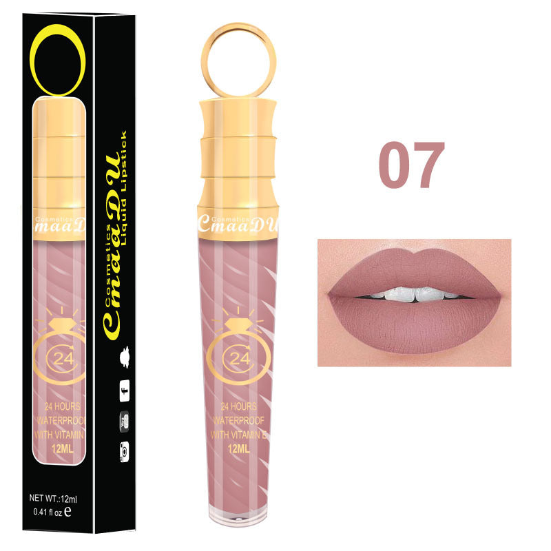 Matte Waterproof Lip Gloss – Long Lasting, Non-Sticky & Smooth Finish
