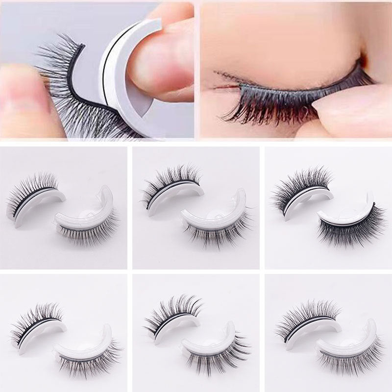 Self-Adhesive False Eyelashes – Reusable Glue-Free Lashes Natural Look
