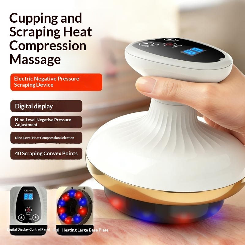 Electric Lymphatic Drainage Body Massager – Gua Sha & Cupping Device