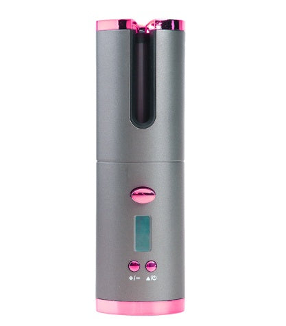 Rechargeable Automatic Hair Curler – Portable LCD Ceramic Curling Iron