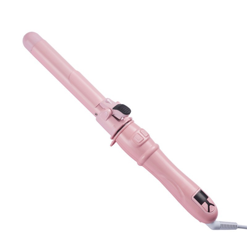 Automatic Hair Curler with LCD Display – Rotating Curling Iron with Instant Heat 30s