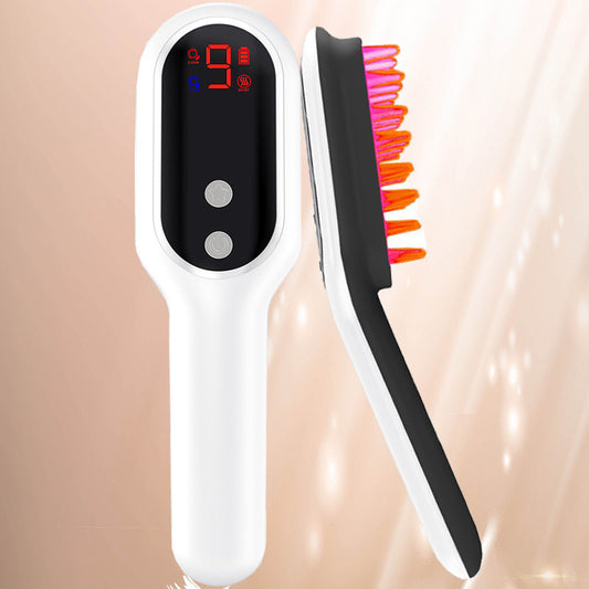 Electric Hair Growth Comb – Red & Blue Light Scalp Massager