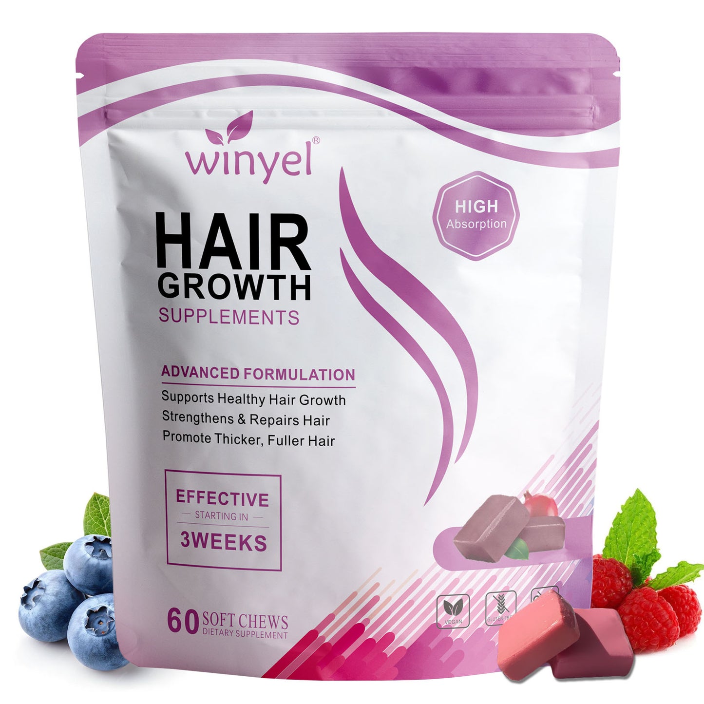 Hair Growth Gummies – Healthy Hair Support