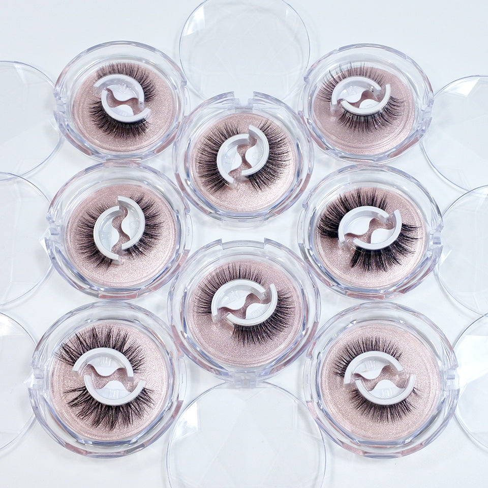 Self-Adhesive False Eyelashes – Reusable Glue-Free Lashes Natural Look