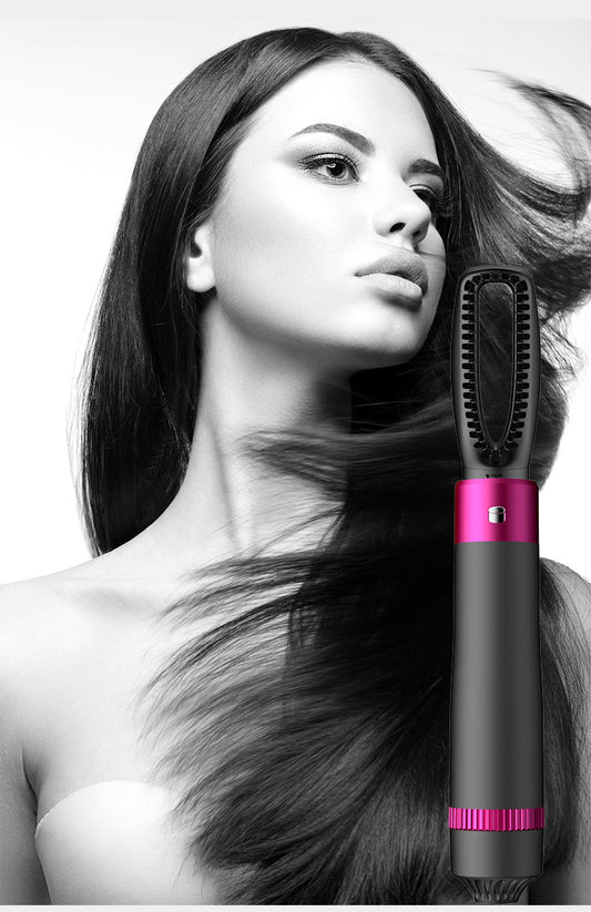 Professional 5-in-1 Hair Dryer Brush – Hot Air Styler, Straightener & Volumizer